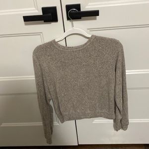 Women’s fuzzy long sleeve